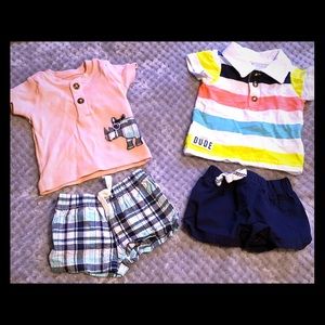 Baby Boy Infant Shorts Sets